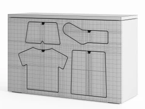 child room dresser 3D Model
