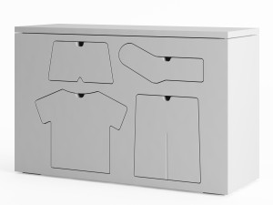 child room dresser 3D 모델