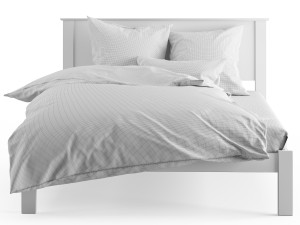 queen size bed no 01 by coastwood 3Dモデル