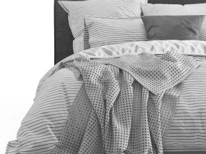 vintage dove bed by aura home 3D Model