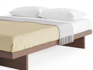 kyoto japanese bed Model 3D