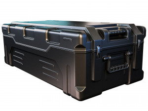 sci-fi container 3D 모델