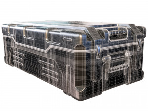 sci-fi container Modelo 3D