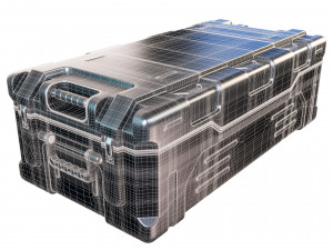 sci-fi container Modelo 3D