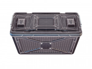 sci-fi military container Modelo 3D
