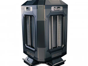 gerador de energia de fic&ccedil;&atilde;o cient&iacute;fica Modelo 3D