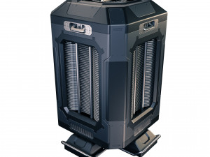 sci-fi power generator Model 3D