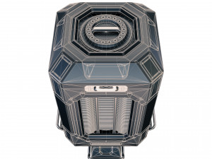 sci-fi power generator Model 3D