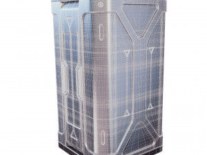 sci-fi container 3D मॉडल