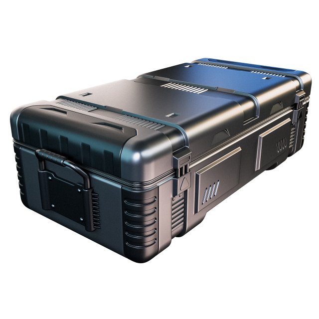 sci-fi container Modello 3D .c4d .max .obj .3ds .fbx .stl .blend 