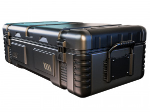 sci-fi container Modello 3D