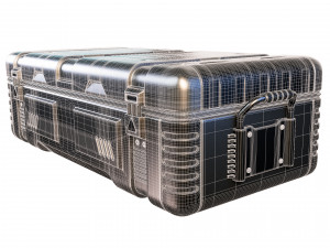 sci-fi container Modello 3D