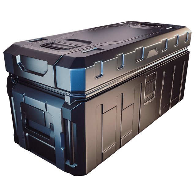 sci-fi container 3D मॉडल .c4d .max .obj .3ds .fbx .stl .blend 