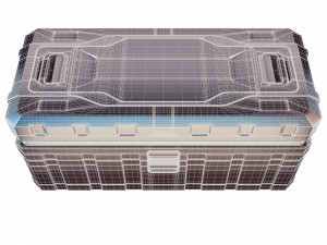 sci-fi container 3D मॉडल