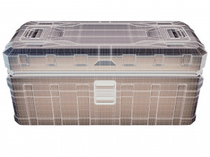 sci-fi container 3D मॉडल