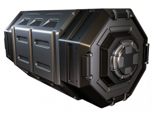 sci-fi container 3D Model