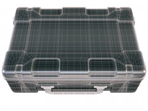 sci-fi military container 3D Model