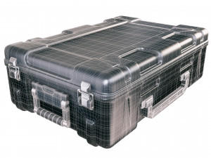 sci-fi military container Modèle 3D