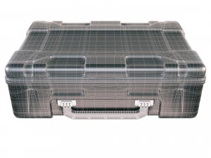 sci-fi military container 3D Model