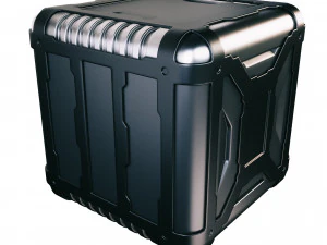 cont&ecirc;iner de fic&ccedil;&atilde;o cient&iacute;fica Modelo 3D