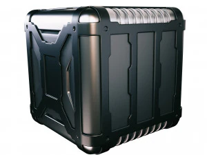 cont&ecirc;iner de fic&ccedil;&atilde;o cient&iacute;fica Modelo 3D