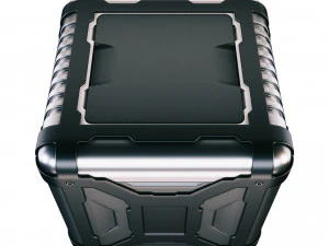 cont&ecirc;iner de fic&ccedil;&atilde;o cient&iacute;fica Modelo 3D