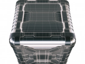 sci-fi container 3Dモデル