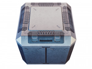 sci-fi box game 3D Model