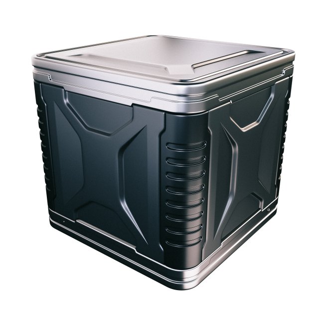 sci-fi container 3Dモデル .c4d .max .obj .3ds .fbx .stl .blend 
