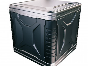 sci-fi container 3Dモデル