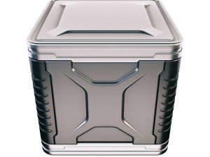 sci-fi container 3Dモデル
