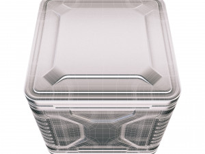 sci-fi container 3Dモデル