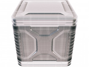 sci-fi container 3Dモデル