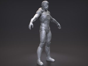 sci-fi characters in an exo suit 3D 模型