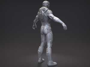 sci-fi characters in an exo suit 3D 模型