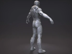 sci-fi characters in an exo suit 3D Model