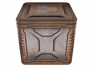 sci-fi container game 3D Model
