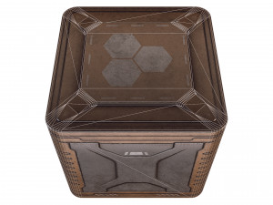 sci-fi container game 3D Model