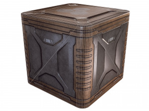 sci-fi container game 3D Model