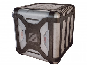 sci-fi container game 3D-Modell