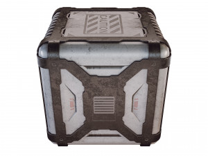 sci-fi container game 3D Model