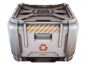 sci-fi container game 3D-Modell