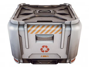 jogo de cont&ecirc;iner de fic&ccedil;&atilde;o cient&iacute;fica Modelo 3D