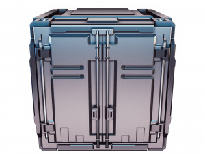 sci-fi industrial container 3D मॉडल