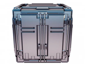 sci-fi industrial container 3D Model