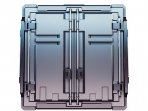 sci-fi industrial container 3D मॉडल