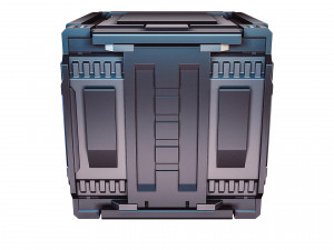 sci-fi industrial container 3D मॉडल