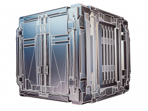 sci-fi industrial container 3D मॉडल