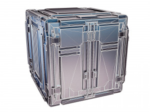 sci-fi industrial container 3D मॉडल