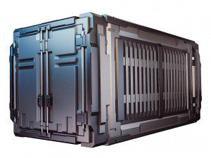 sci-fi industrial container 3D मॉडल